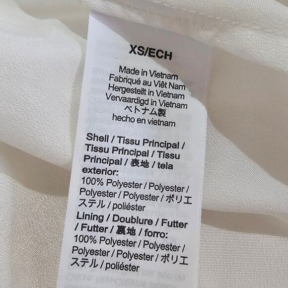 J.Crew Striped Clip Dot Tiered Midi Dress Ivory Size XS - Picture 5 of 7